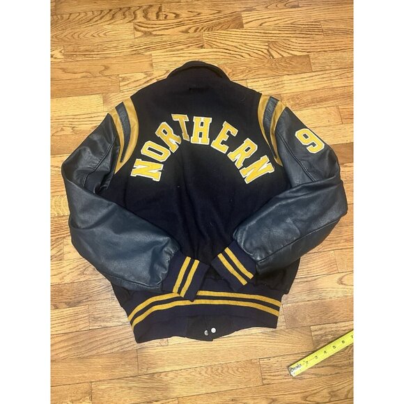Northern Port Huron Band Varsity Letterman Jacket Michigan Wool With Medals - Picture 13 of 16